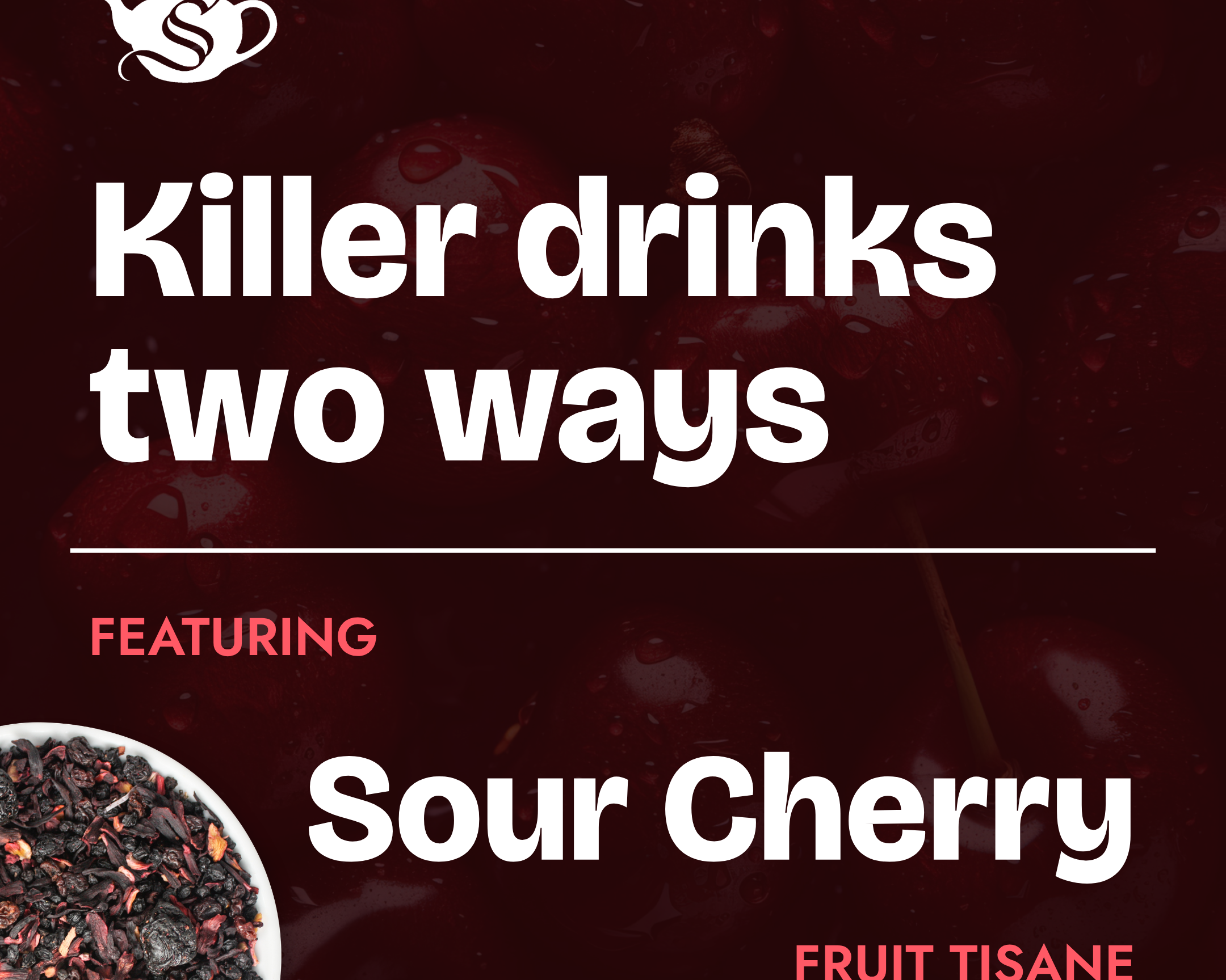 Sour Cherry, Served Two Ways for Spooky Season