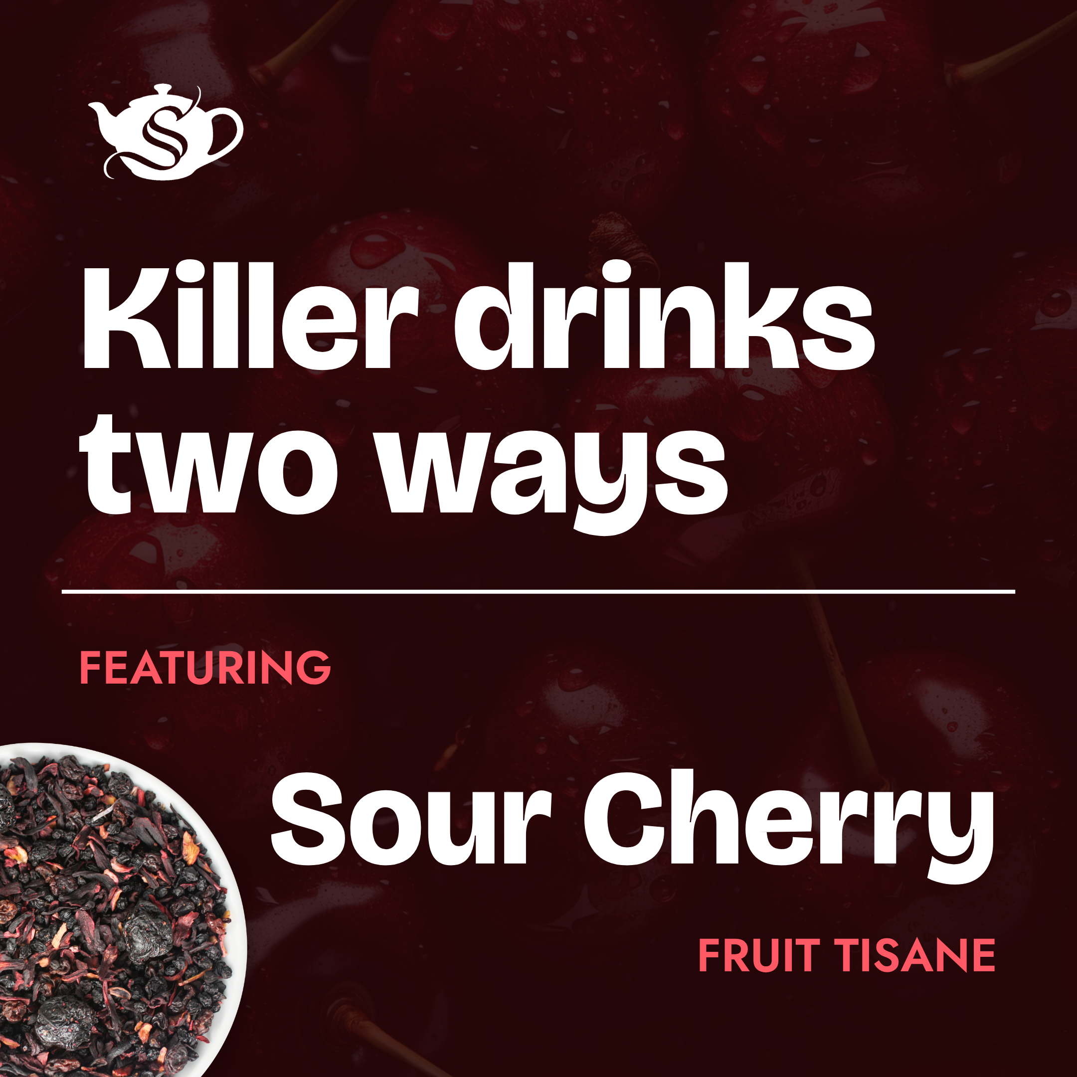 Sour Cherry, Served Two Ways for Spooky Season